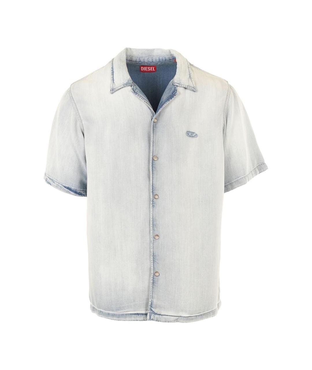 DIESEL Голубая кэжуал рубашка, фото 1