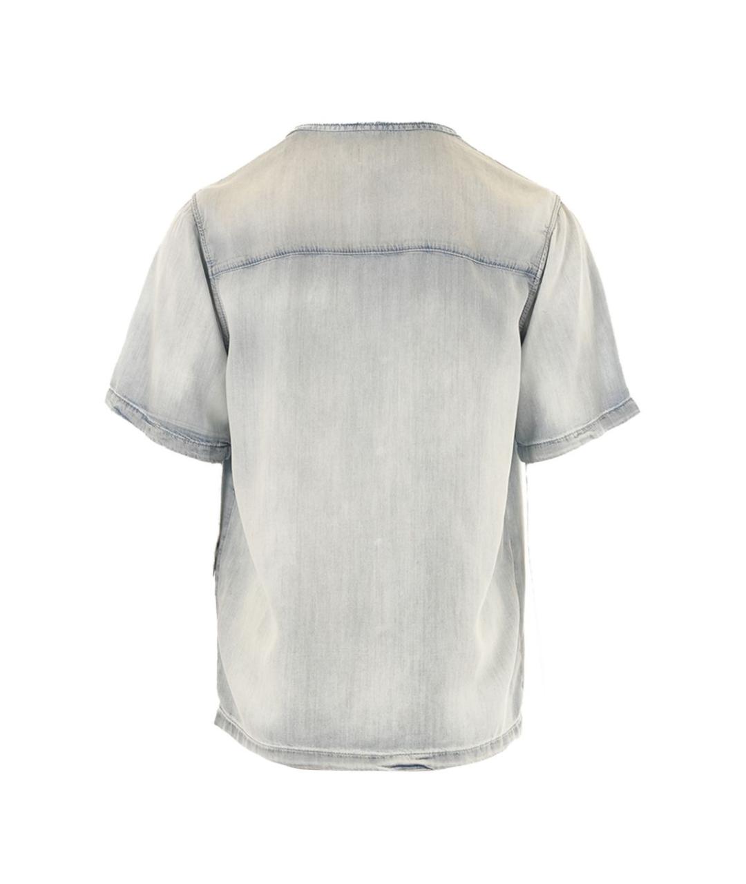 DIESEL Голубая кэжуал рубашка, фото 2