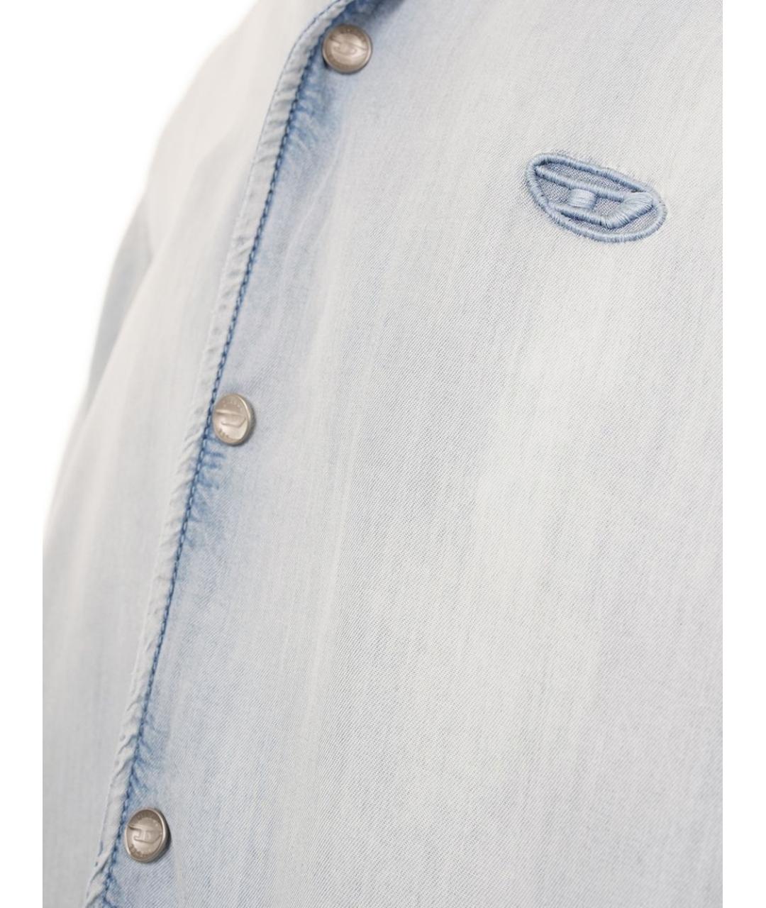 DIESEL Голубая кэжуал рубашка, фото 3