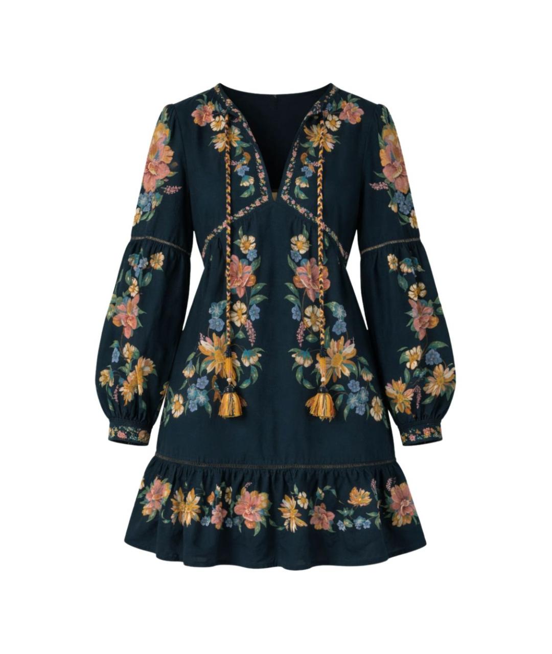 FARM RIO Мульти хлопковое повседневное платье, фото 1