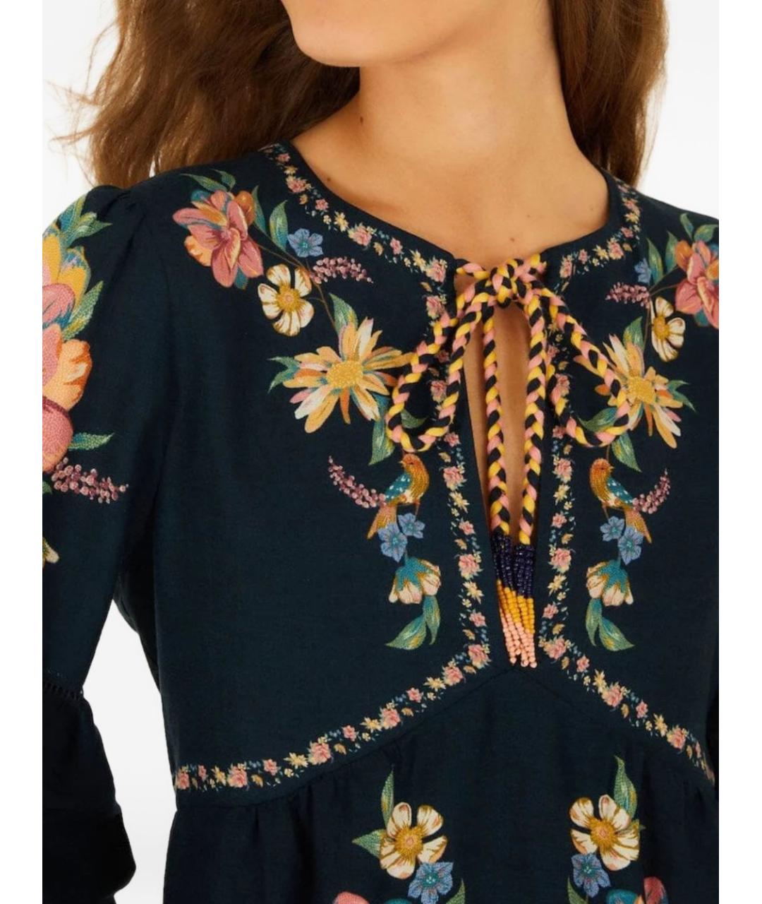 FARM RIO Мульти хлопковое повседневное платье, фото 2