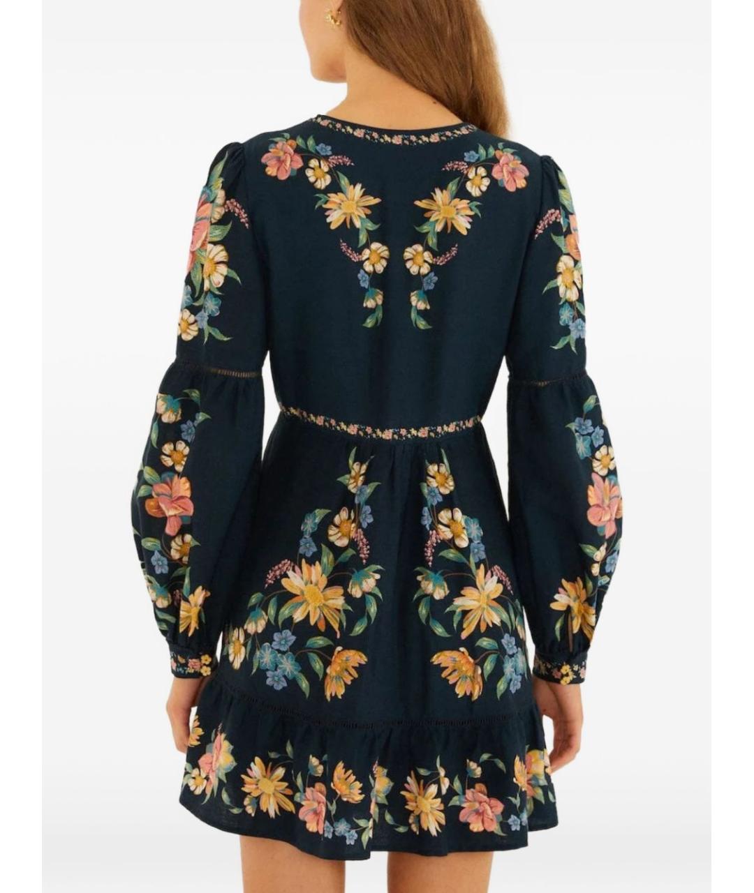 FARM RIO Мульти хлопковое повседневное платье, фото 3