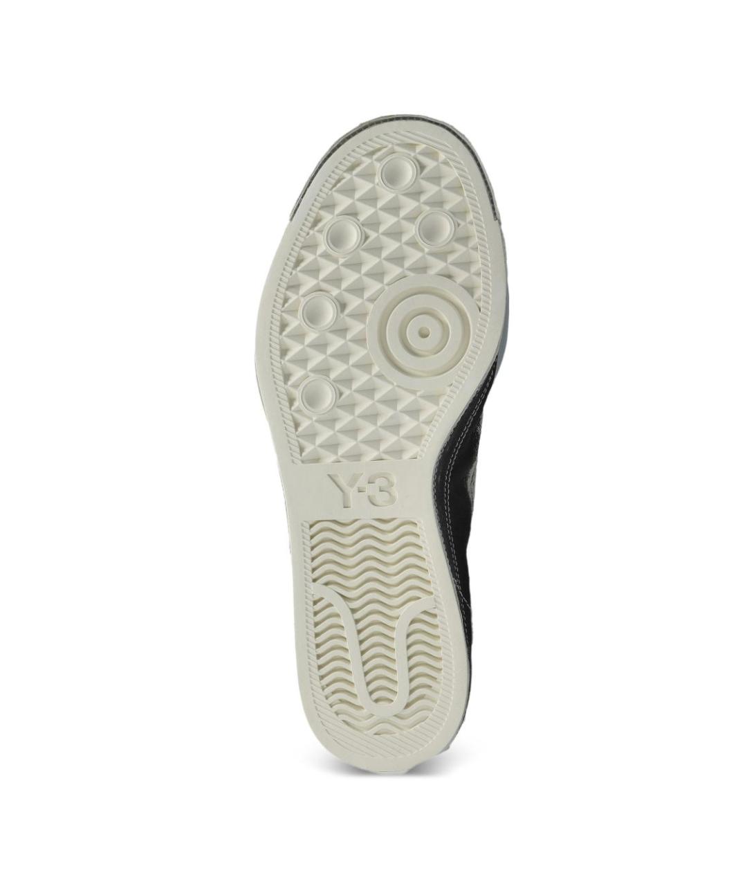 Y-3 Белые кожаные низкие кроссовки / кеды, фото 5