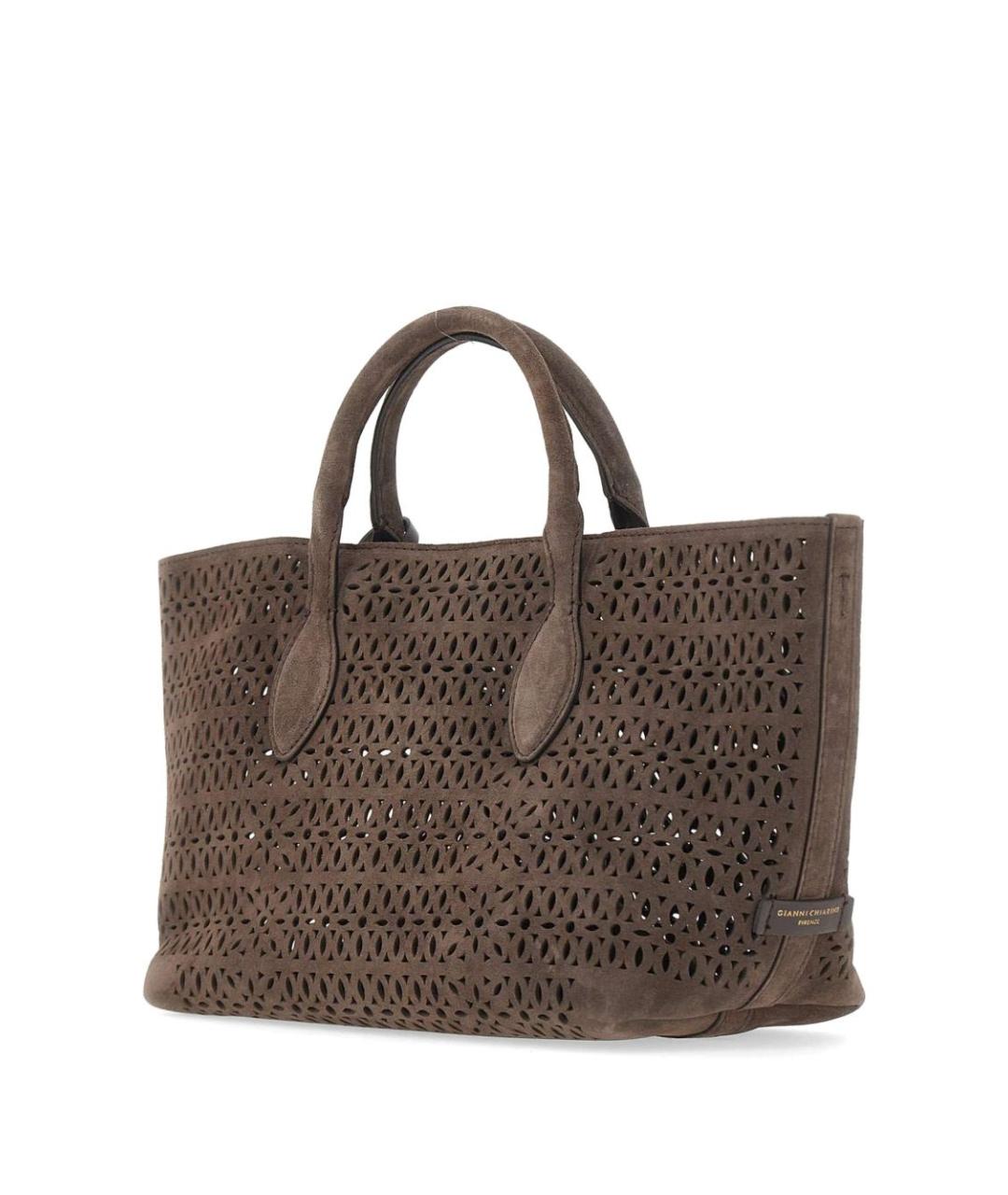 Gianni Chiarini Коричневая сумка тоут, фото 6