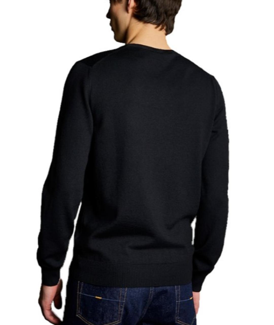 FAY Черный шерстяной джемпер / свитер, фото 2