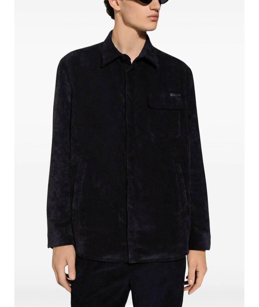 DOLCE&GABBANA Черная кэжуал рубашка, фото 4