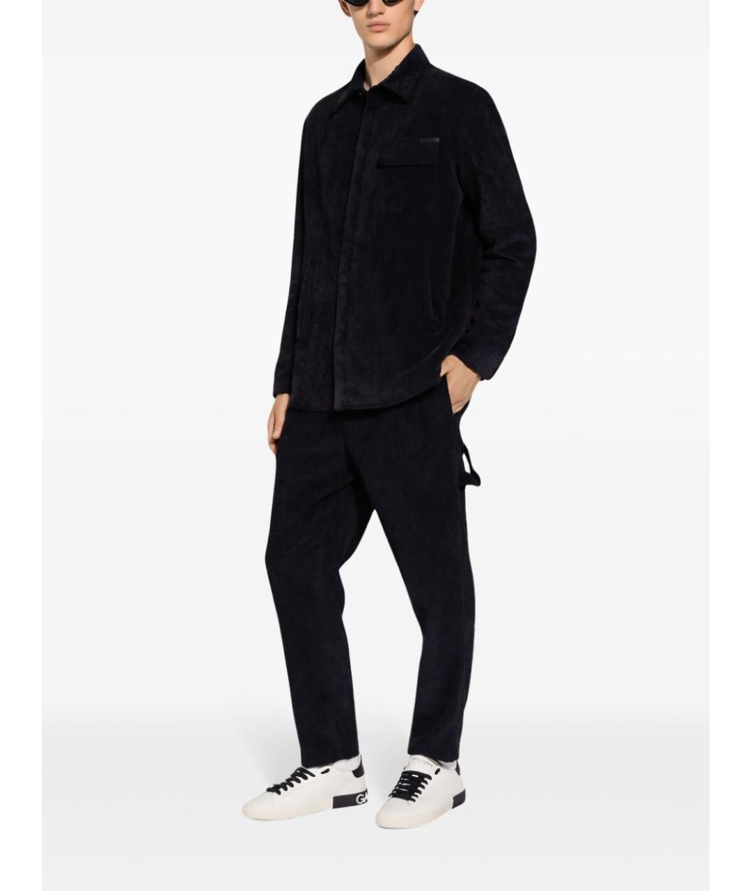 DOLCE&GABBANA Черная кэжуал рубашка, фото 5
