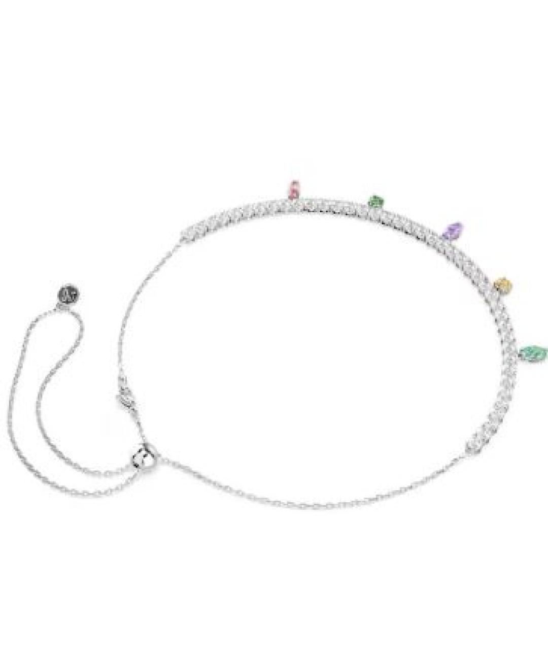 SWAROVSKI Серебряное металлическое колье, фото 2