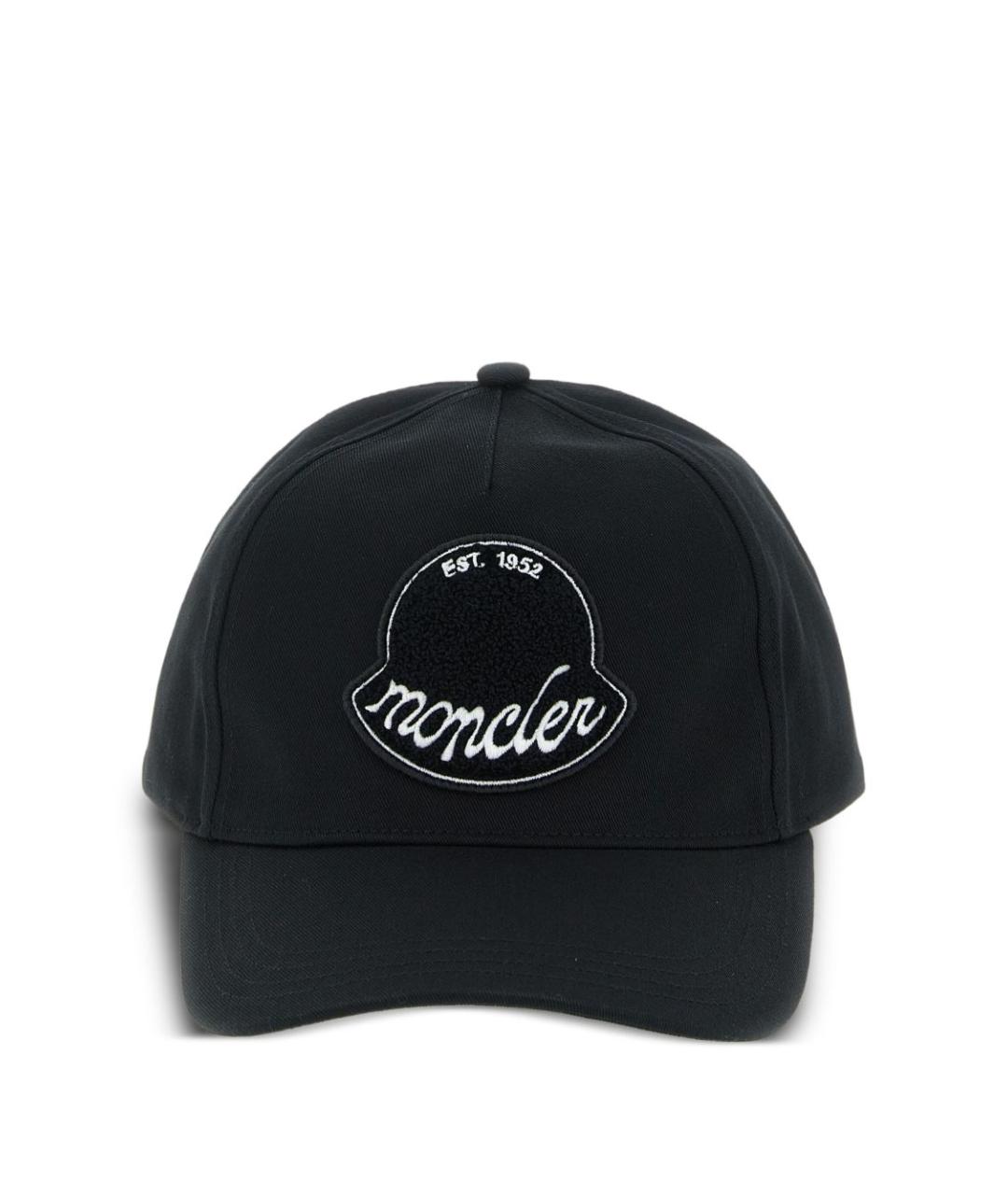 MONCLER Черная кепка/бейсболка, фото 1