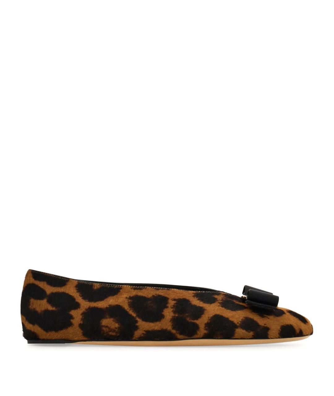 FERRAGAMO Мульти кожаные балетки, фото 1