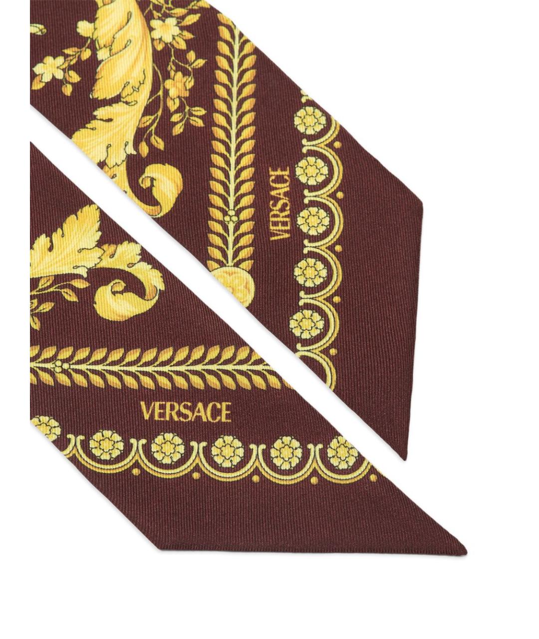 VERSACE Мульти шелковый шарф, фото 3