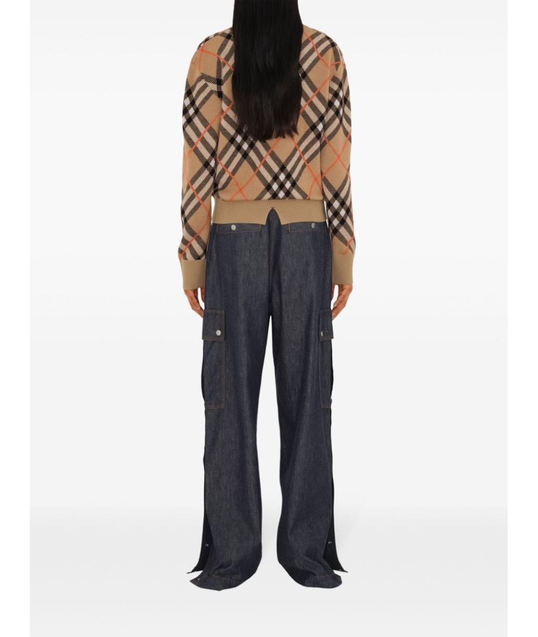 BURBERRY Мульти шерстяной джемпер / свитер, фото 2