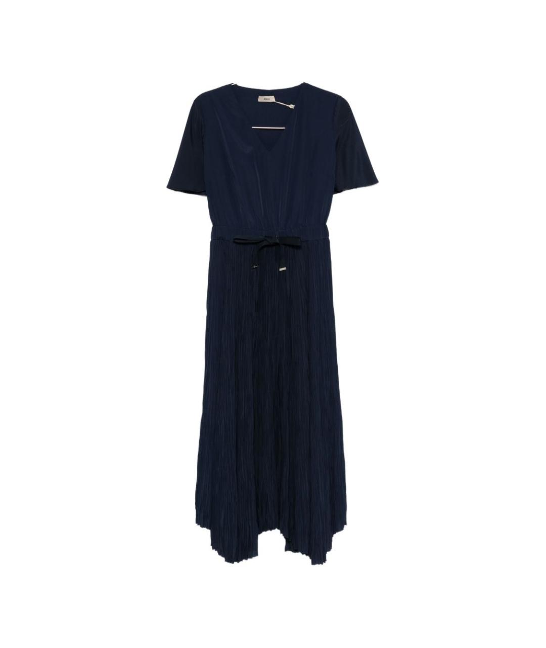 HERNO Синее полиэстеровое повседневное платье, фото 1