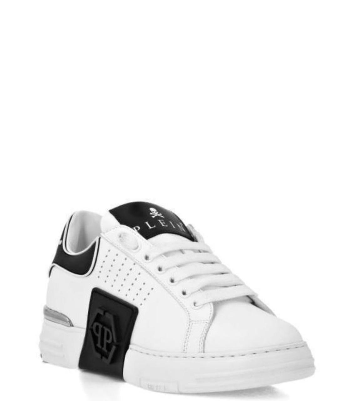 PHILIPP PLEIN Черные низкие кроссовки / кеды, фото 2