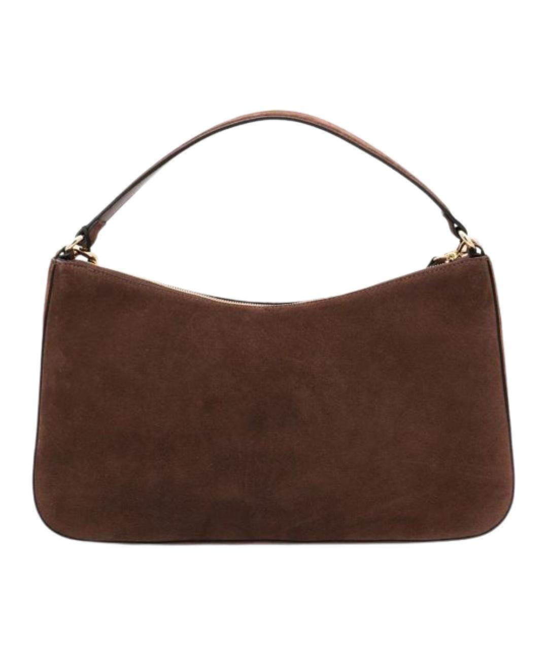TWIN-SET Коричневая синтетическая сумка через плечо, фото 2
