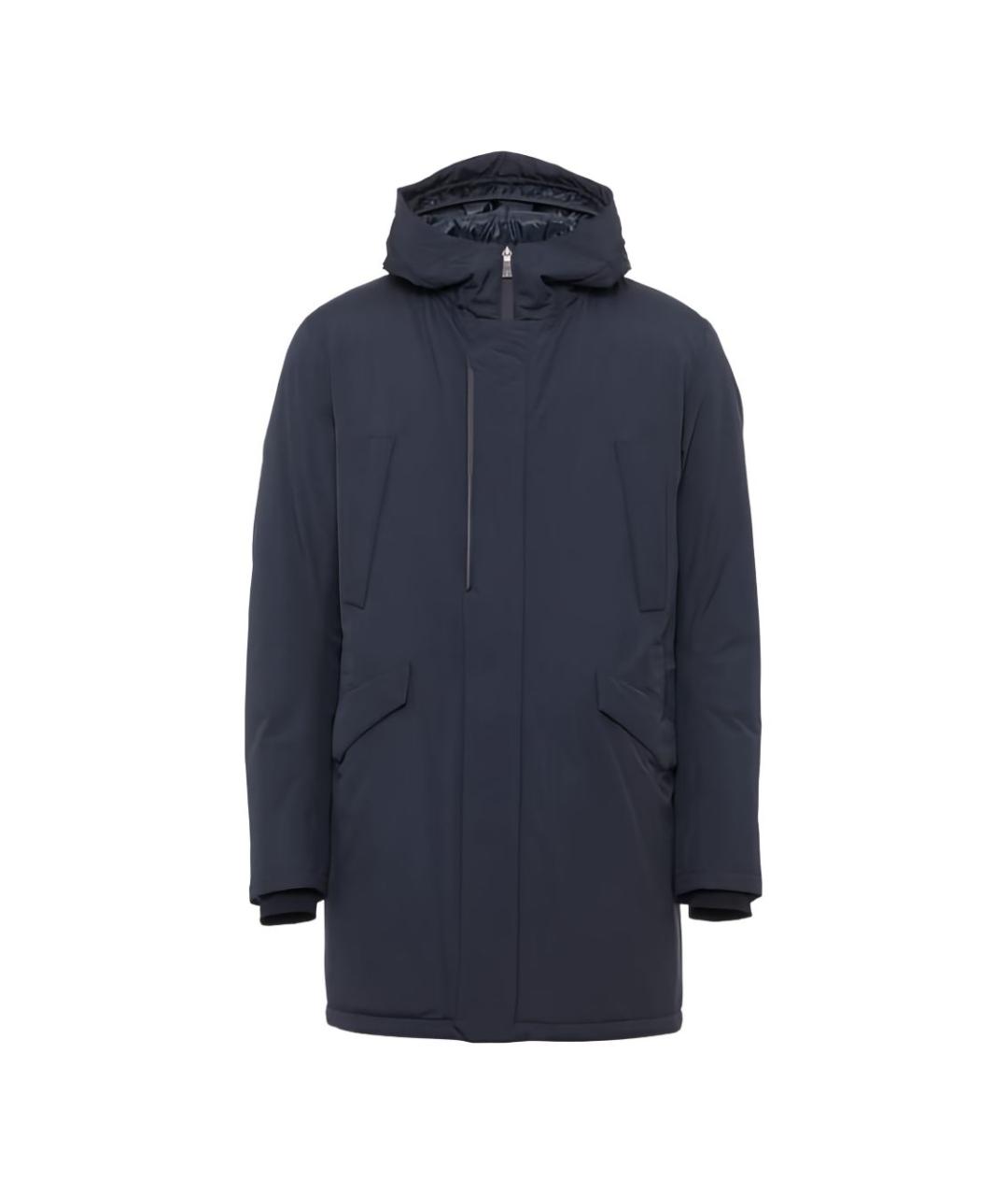 HERNO Синее пальто, фото 3