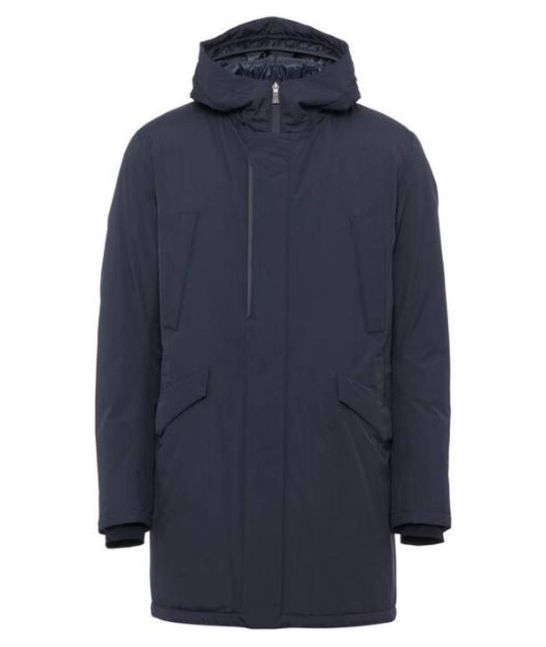 HERNO Синее пальто, фото 1