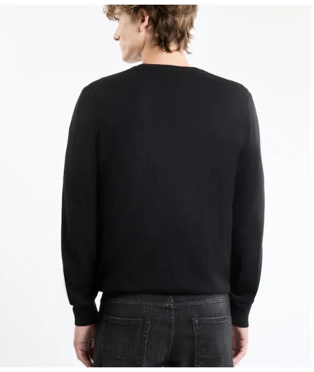 FAY Черный шерстяной джемпер / свитер, фото 4