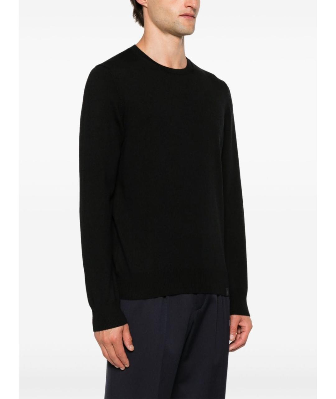 FAY Черный шерстяной джемпер / свитер, фото 5
