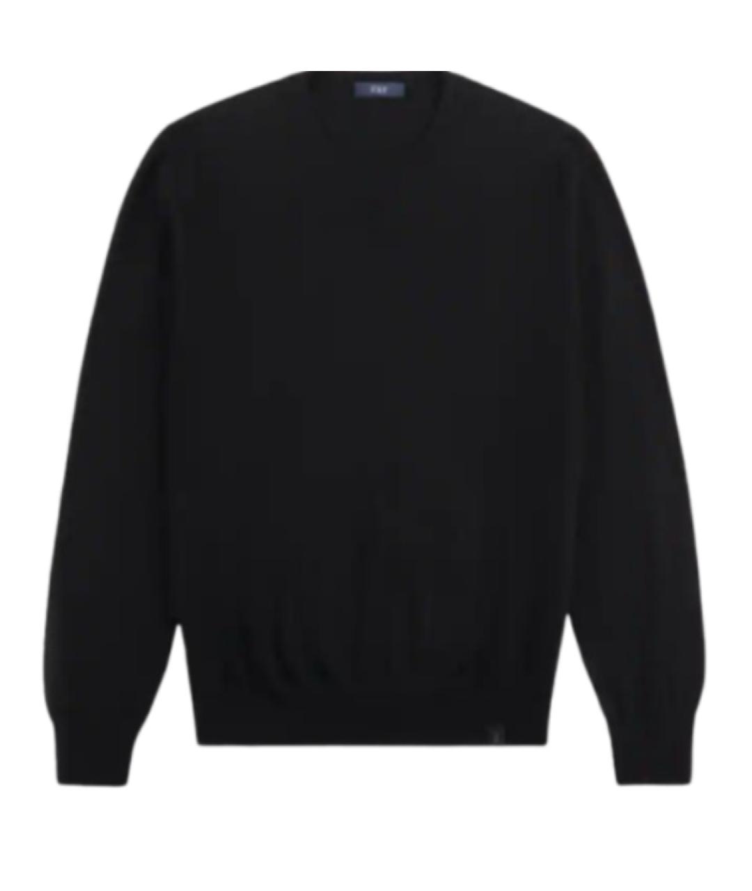 FAY Черный шерстяной джемпер / свитер, фото 1