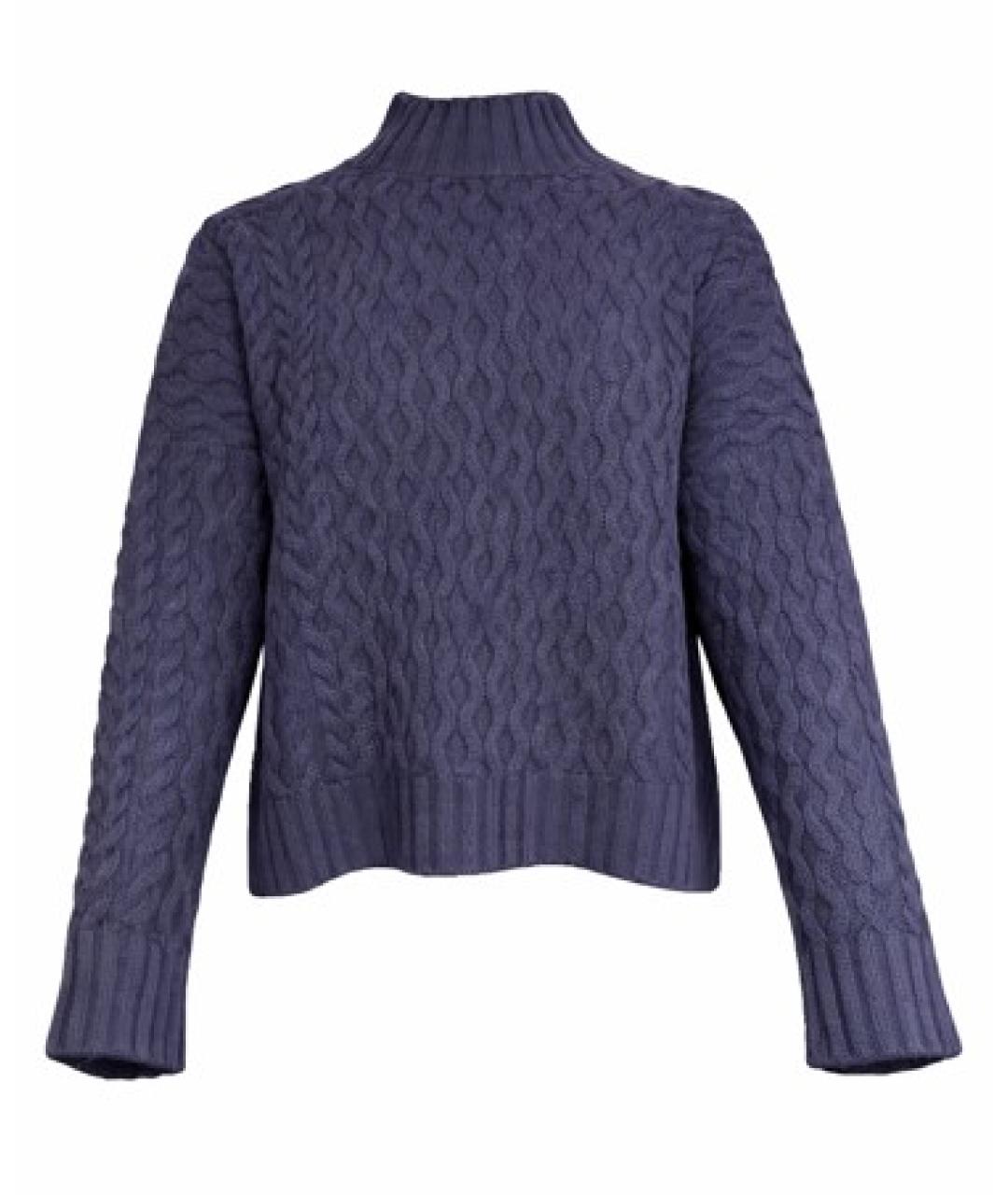 WEEKEND MAX MARA Темно-синий шерстяной джемпер / свитер, фото 1