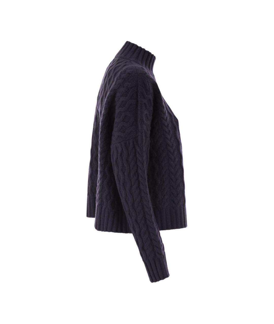 WEEKEND MAX MARA Темно-синий шерстяной джемпер / свитер, фото 6