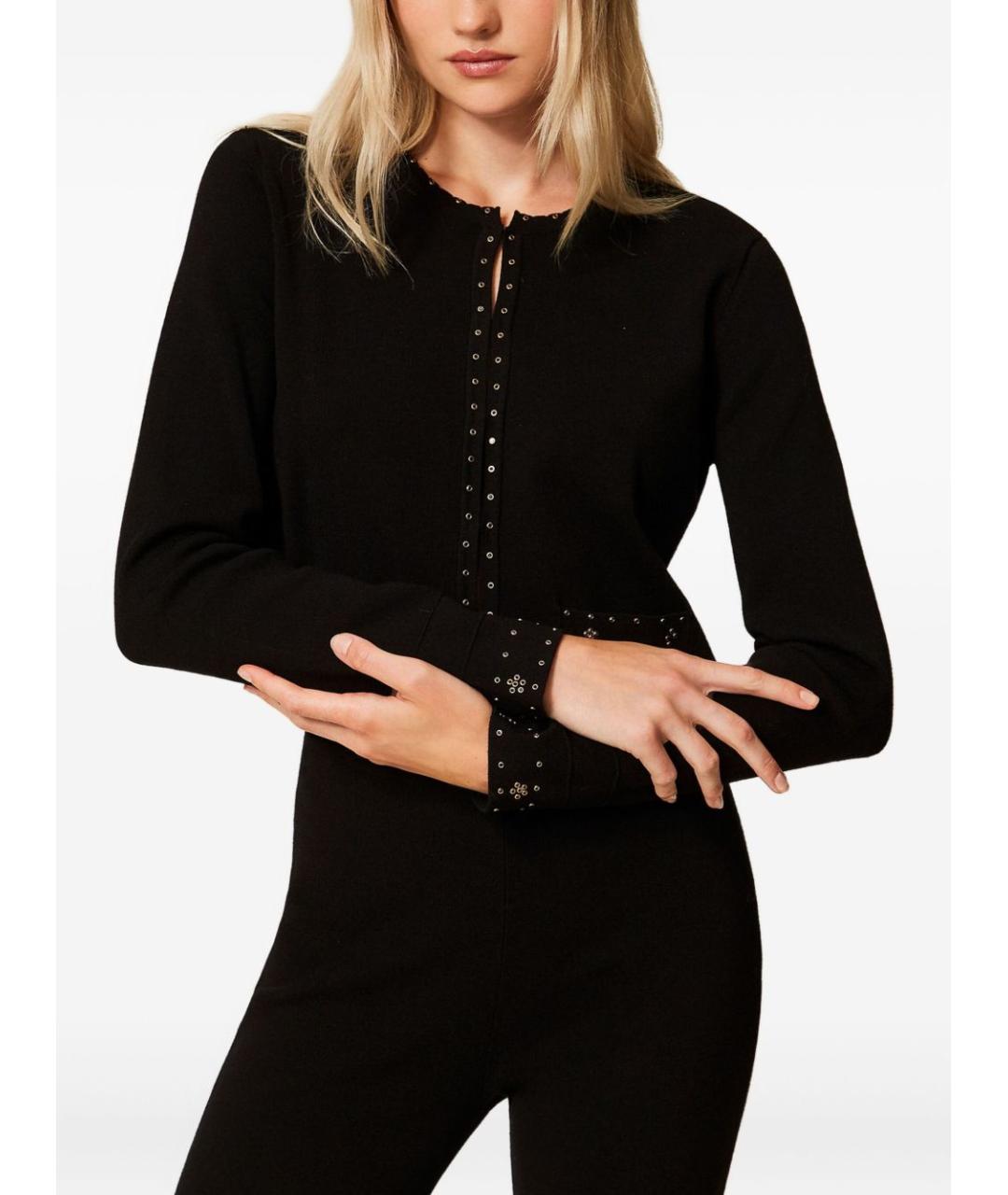TWIN-SET Черный жакет/пиджак, фото 2