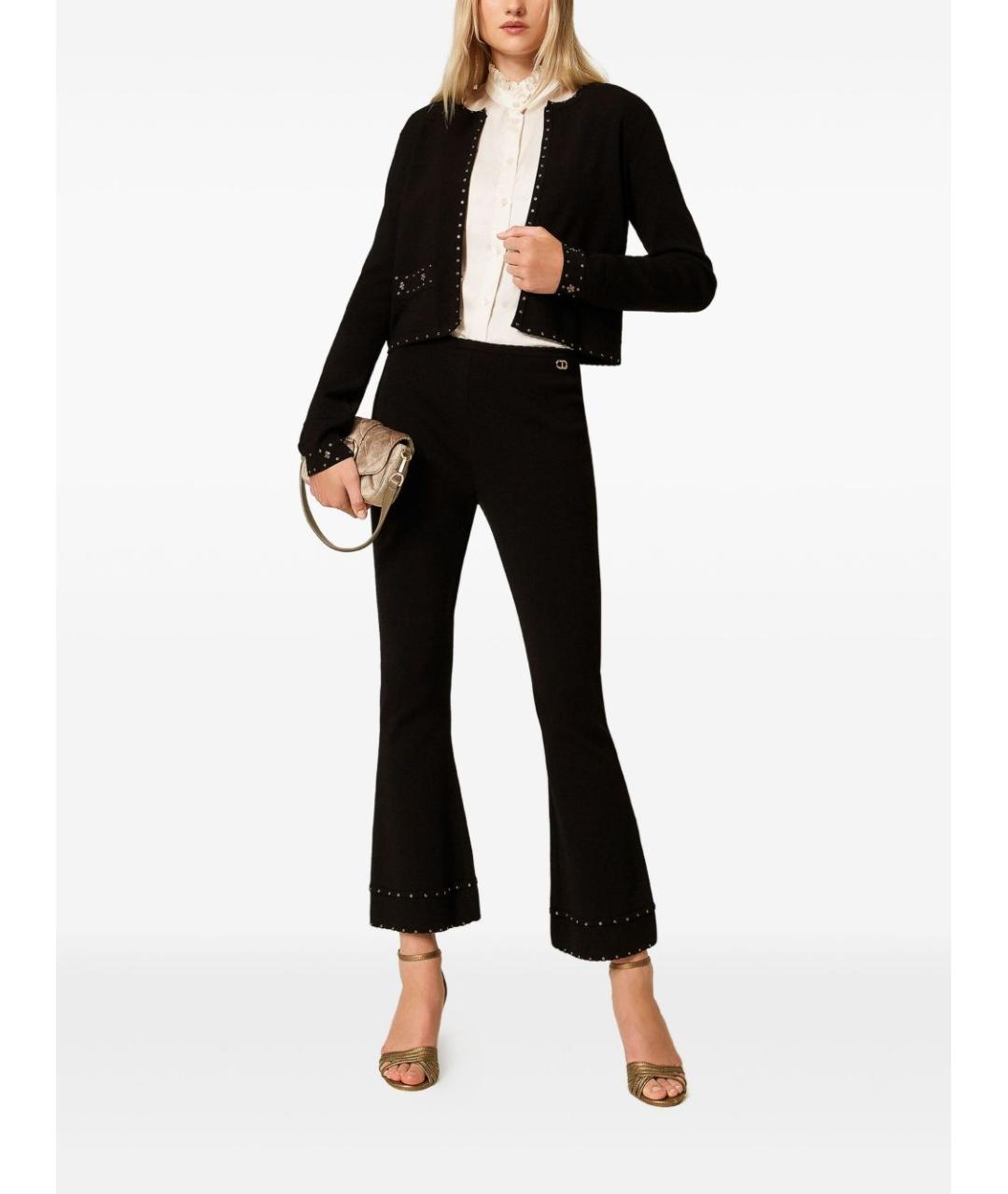 TWIN-SET Черный жакет/пиджак, фото 3