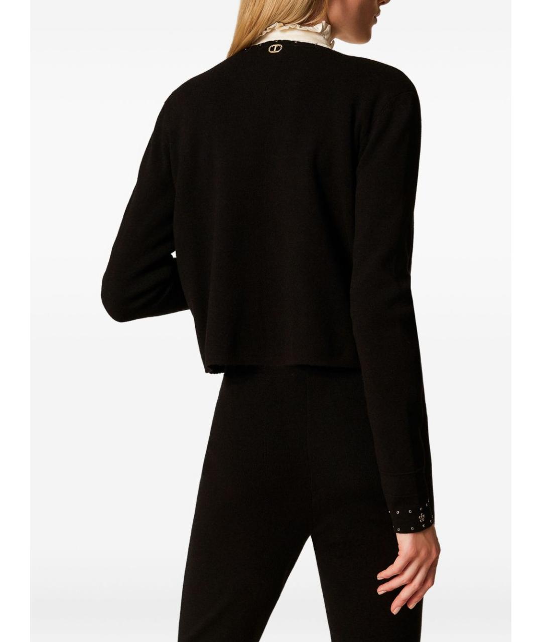 TWIN-SET Черный жакет/пиджак, фото 4