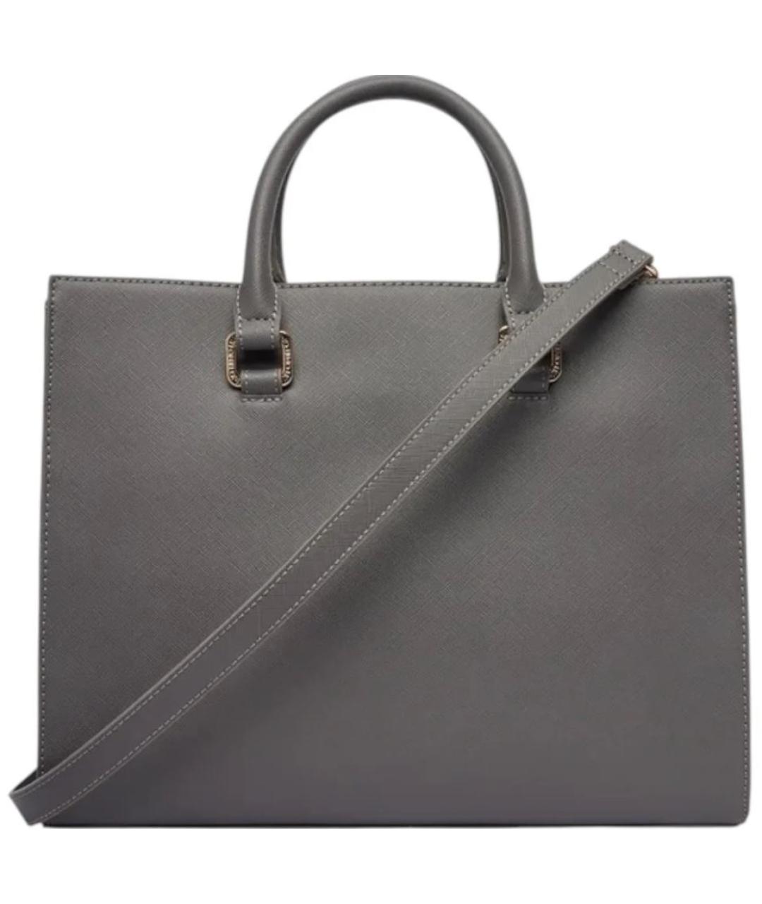 LIU JO Антрацитовая сумка тоут из искусственной кожи, фото 2