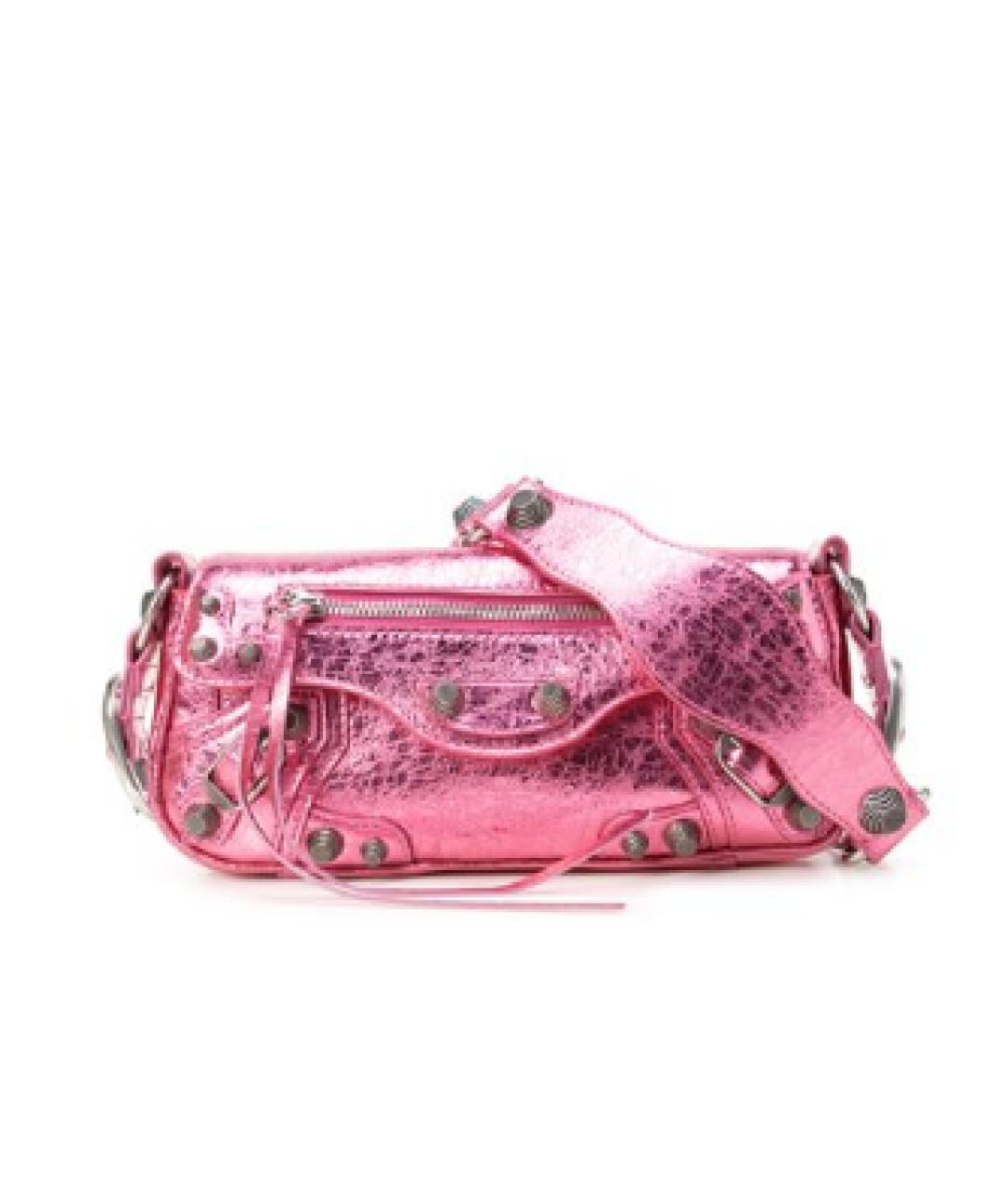 BALENCIAGA Розовая сумка через плечо, фото 3