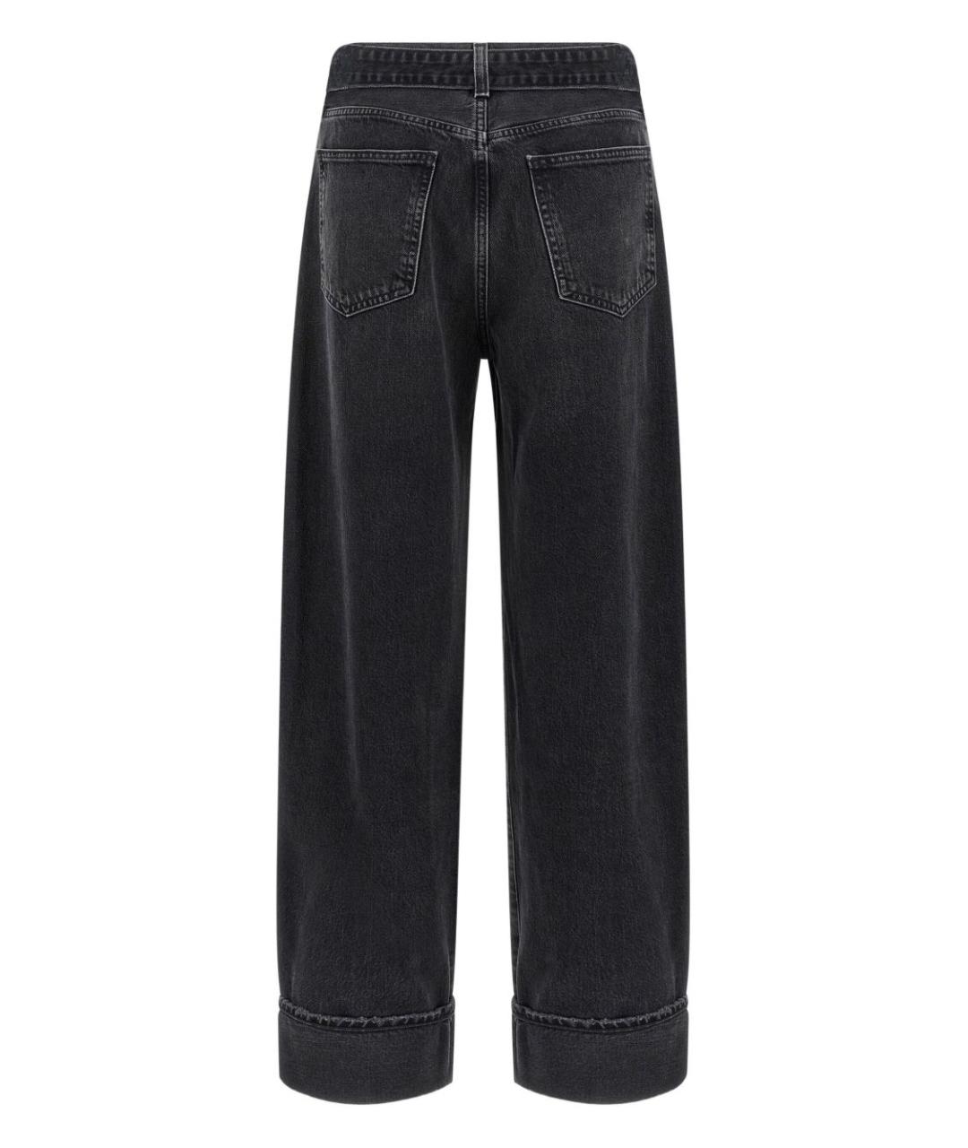 AGOLDE Черные хлопковые прямые джинсы, фото 2