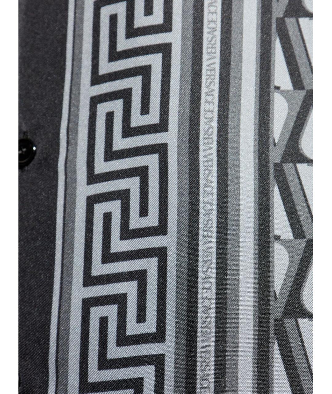 VERSACE Мульти шелковая кэжуал рубашка, фото 3