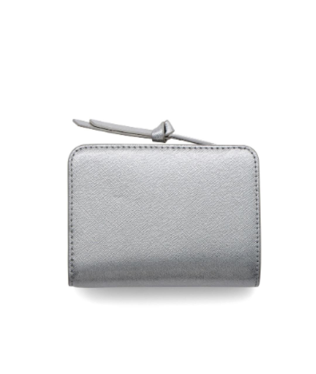 MARC JACOBS Серебрянный кожаный кошелек, фото 3