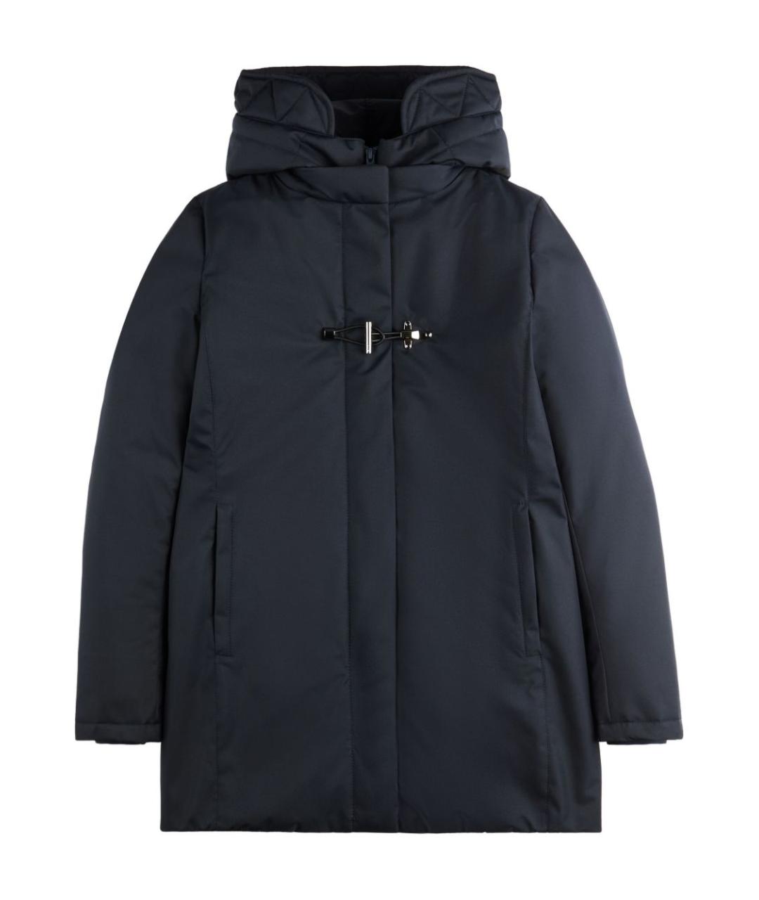 FAY Темно-синее полиэстеровое пальто, фото 1