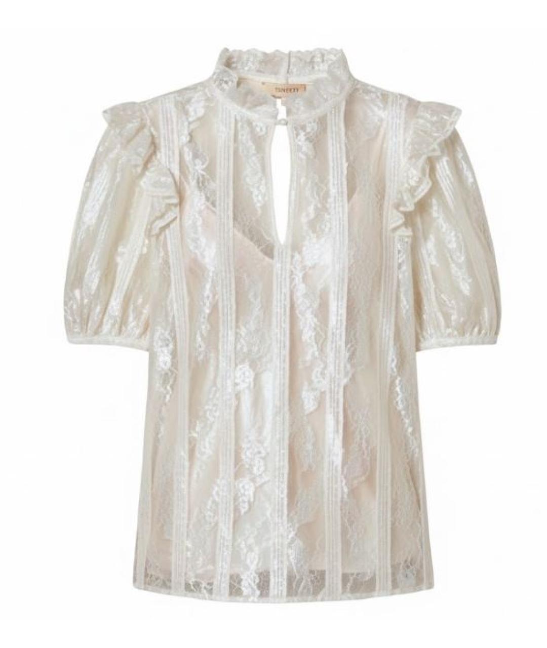 TWIN-SET Белый хлопковый джемпер / свитер, фото 1