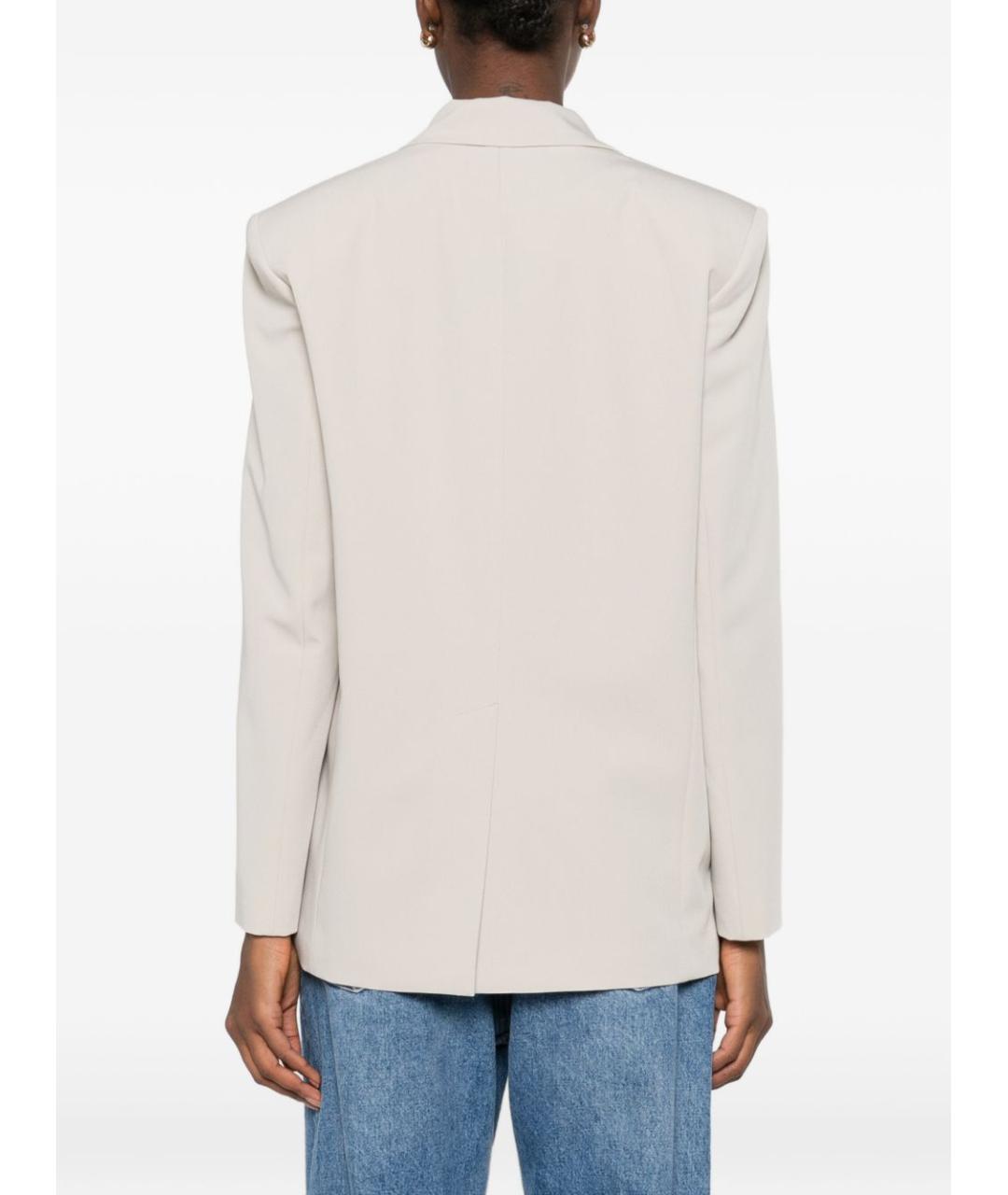 PINKO Серый полиэстеровый жакет/пиджак, фото 2