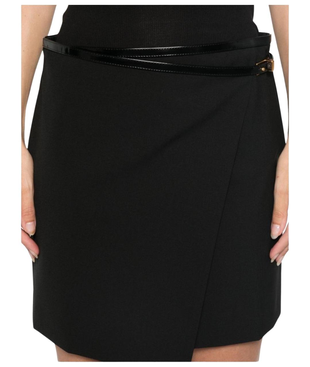 PHILOSOPHY DI LORENZO SERAFINI Черная юбка миди, фото 3