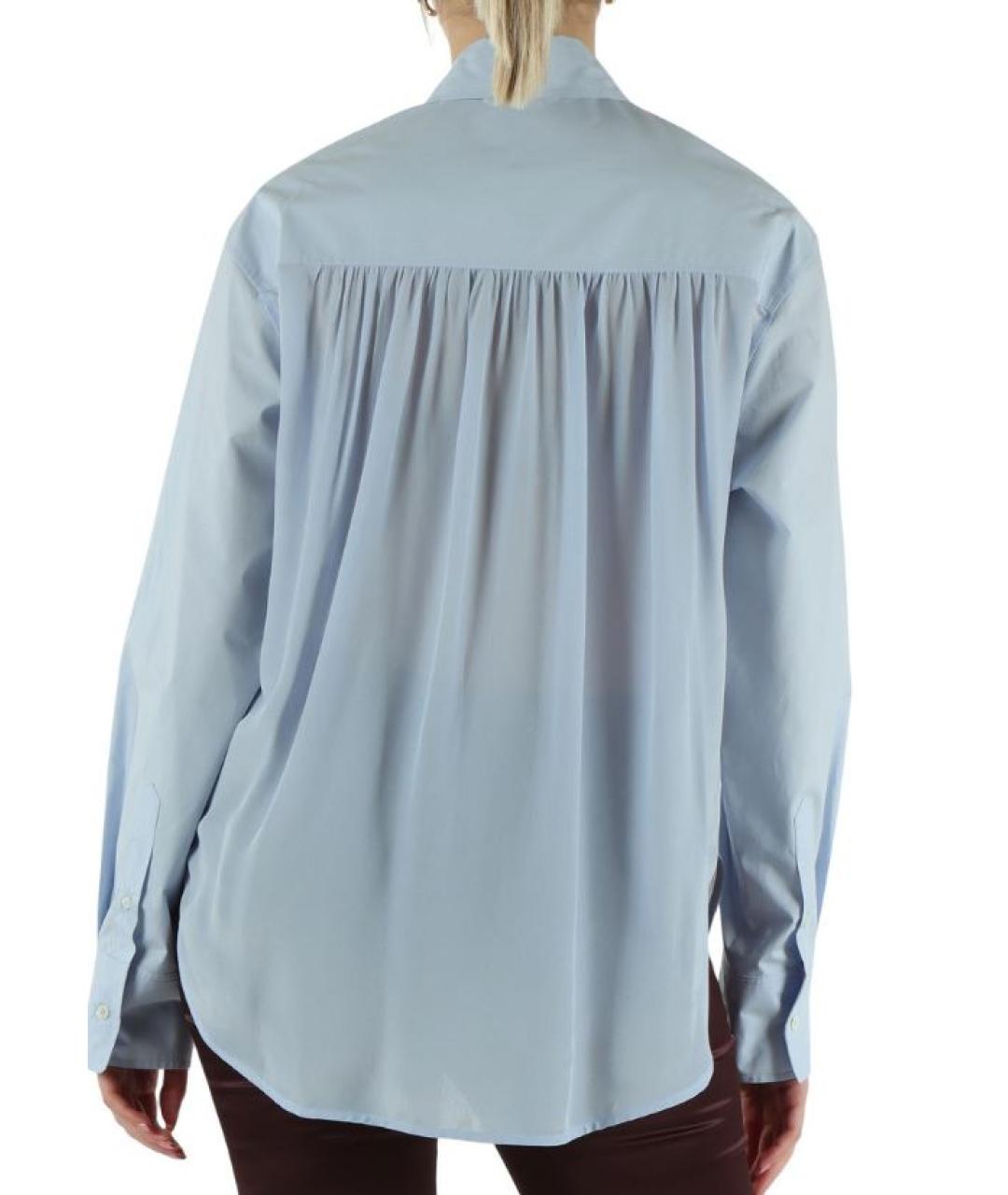 PINKO Голубая вискозная рубашка, фото 2