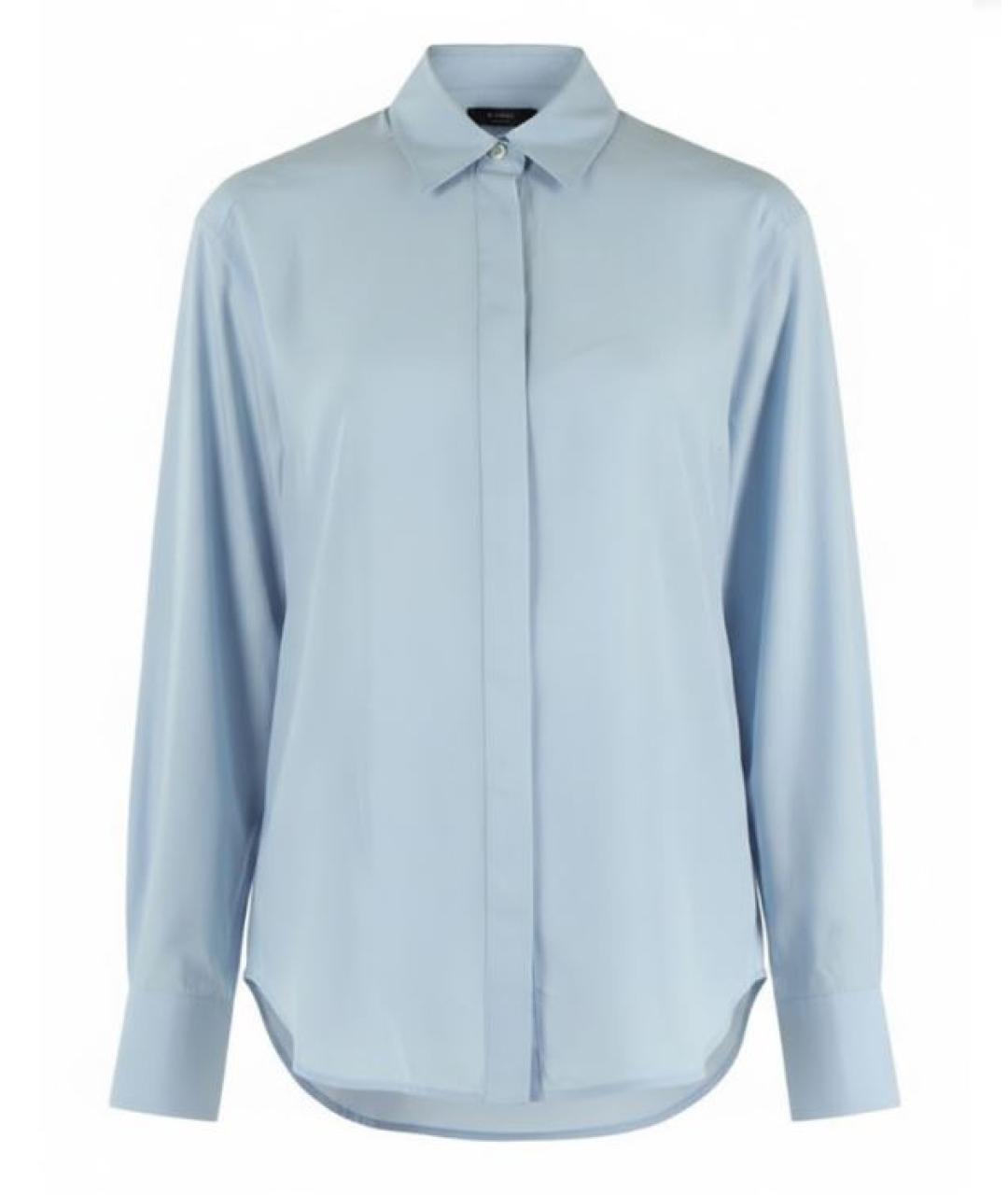 PINKO Голубая вискозная рубашка, фото 1