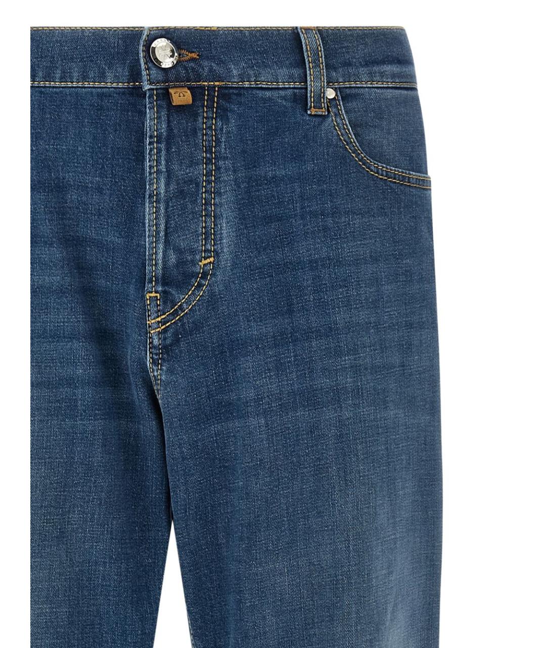 JACOB COHEN Синие хлопковые джинсы скинни, фото 5