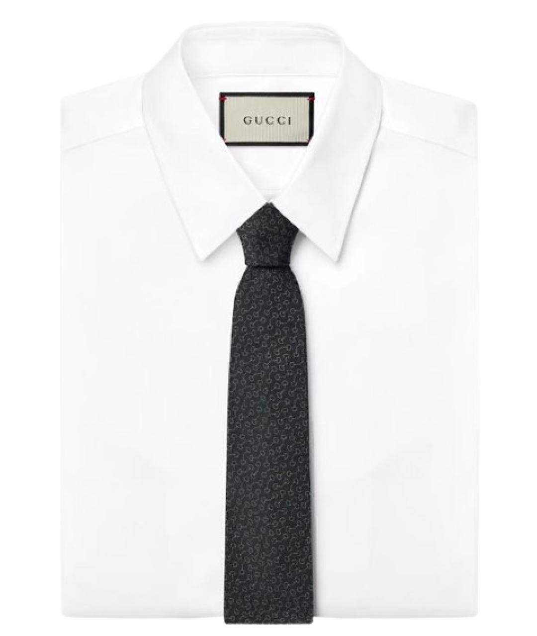 GUCCI Черный галстук, фото 2
