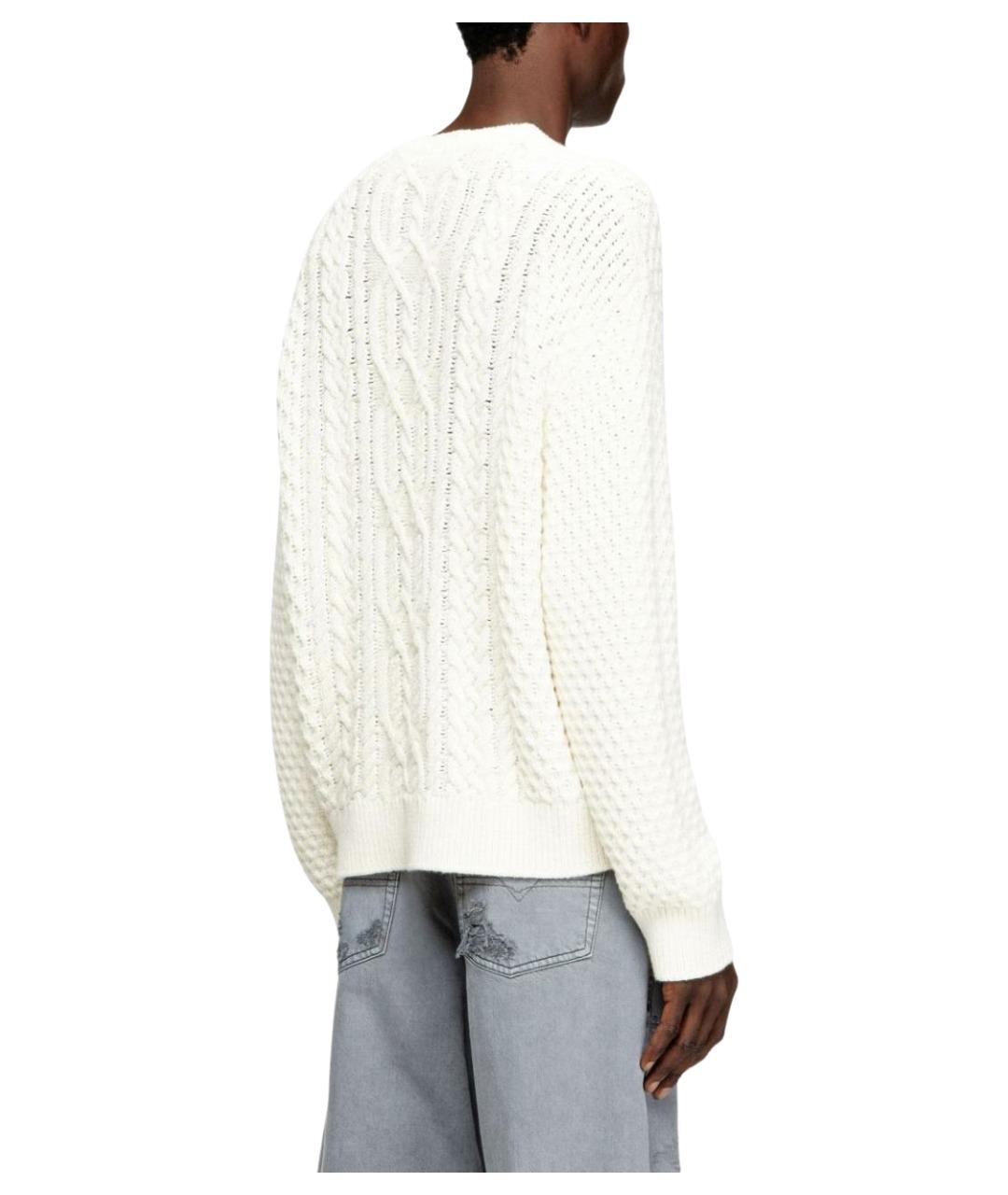 DIESEL Белый джемпер / свитер, фото 3