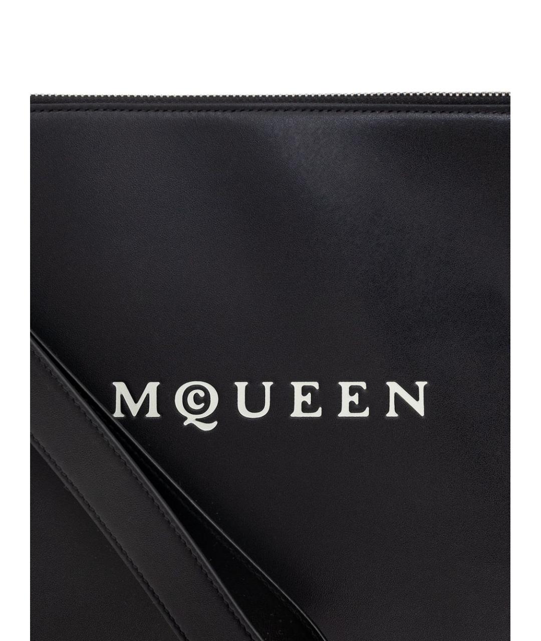 ALEXANDER MCQUEEN Черная кожаная папка для документов, фото 4