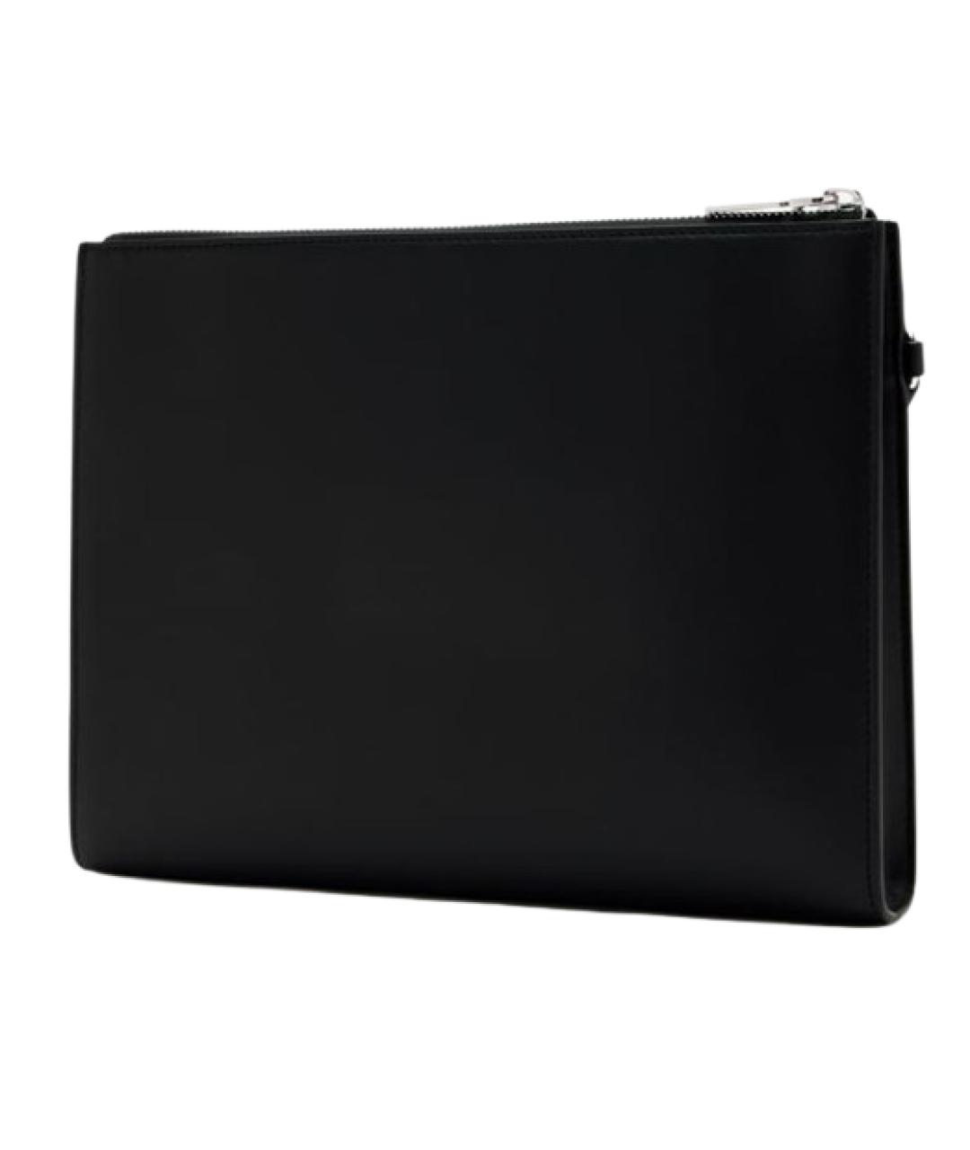 ALEXANDER MCQUEEN Черная кожаная папка для документов, фото 2