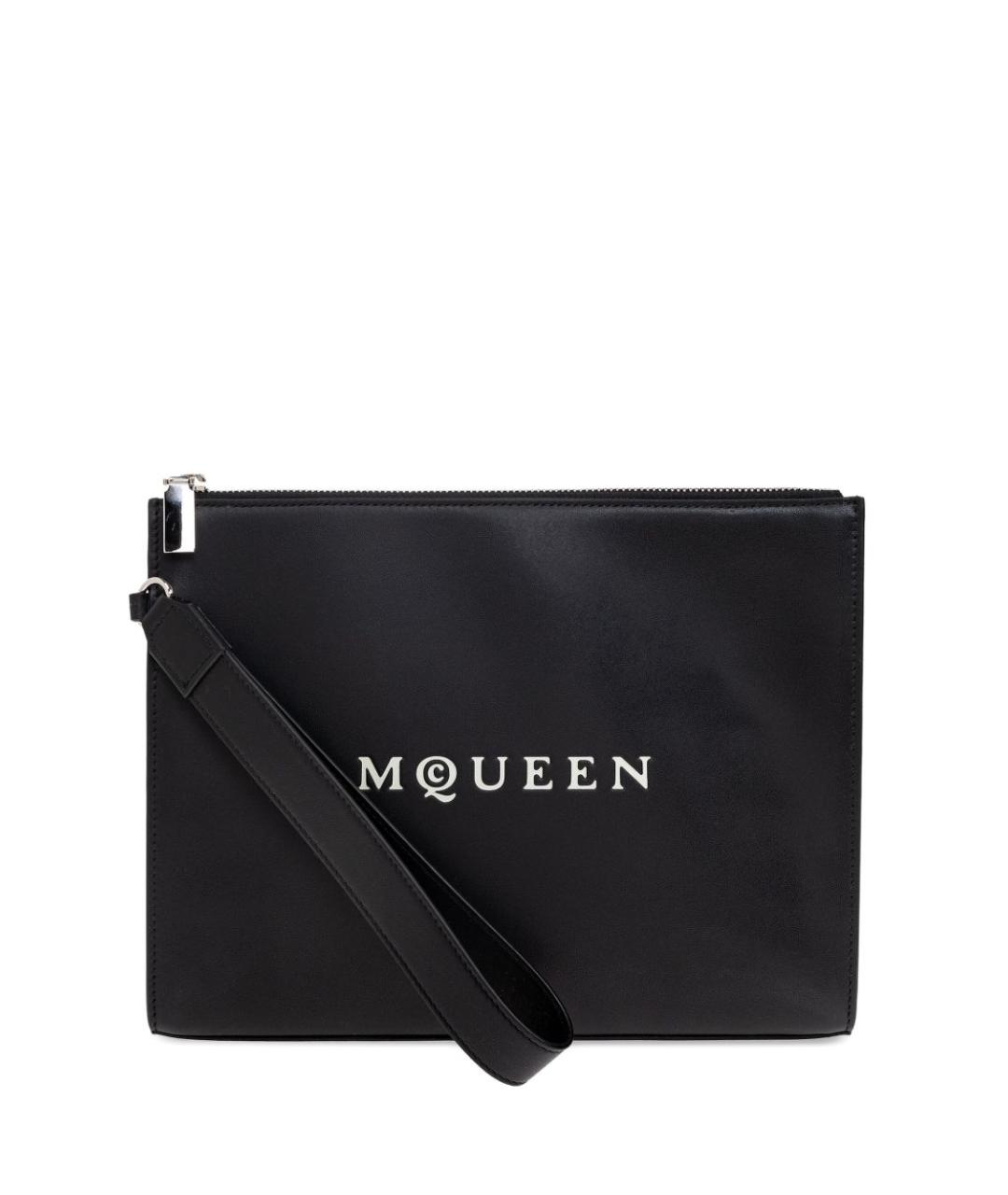 ALEXANDER MCQUEEN Черная кожаная папка для документов, фото 3