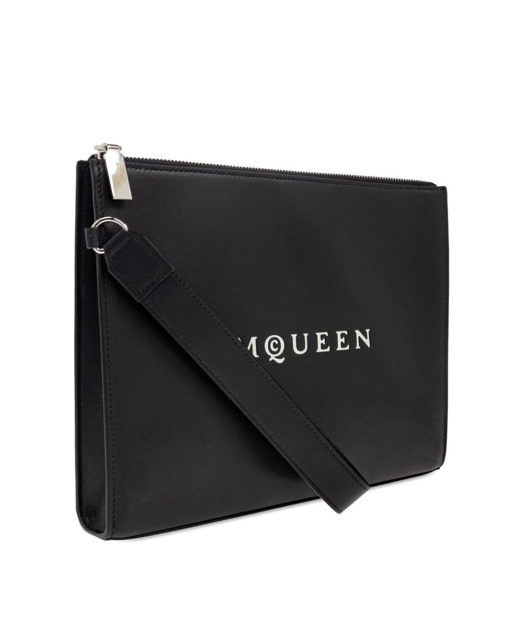 ALEXANDER MCQUEEN Черная кожаная папка для документов, фото 5