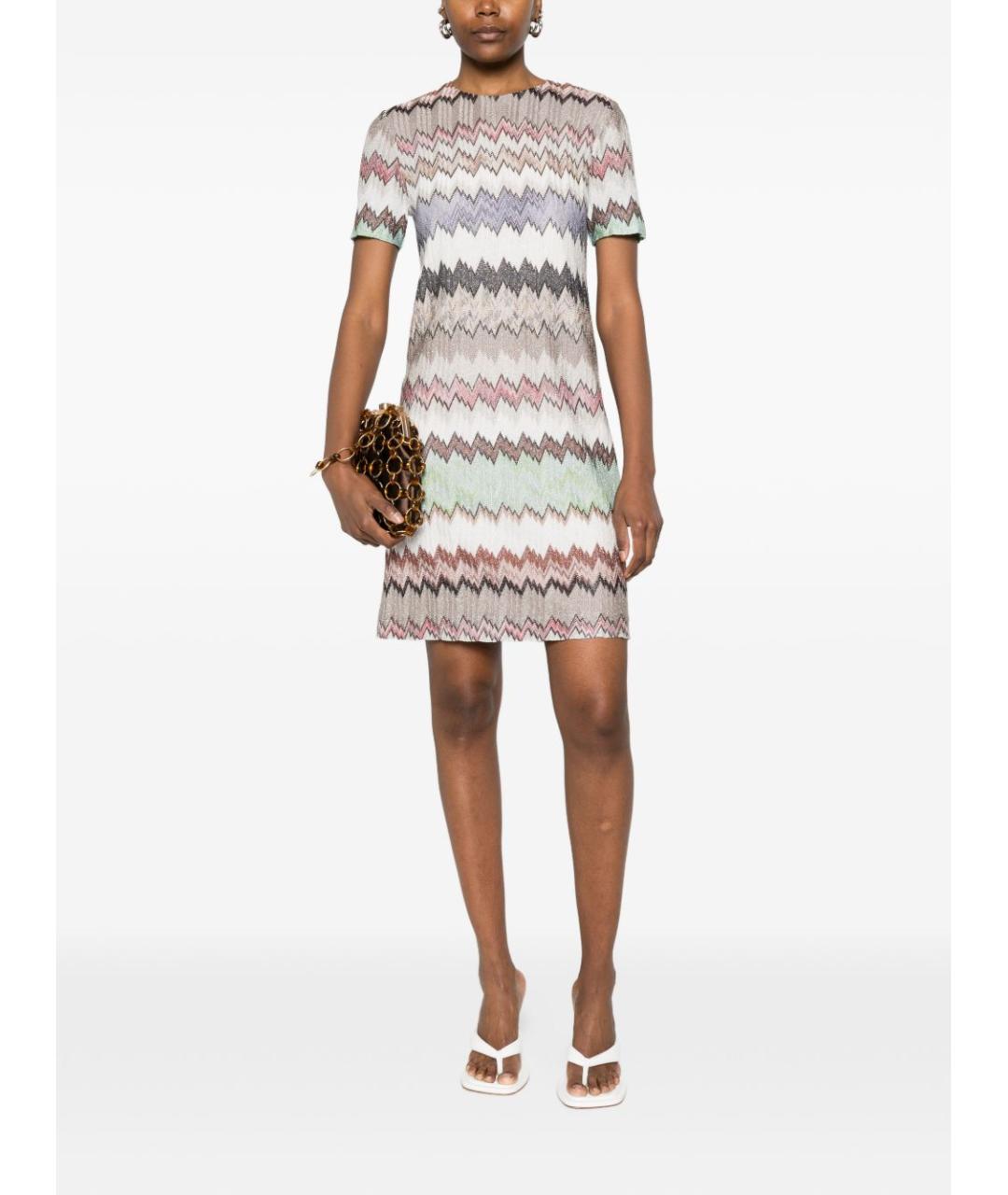 MISSONI Мульти вискозное повседневное платье, фото 3