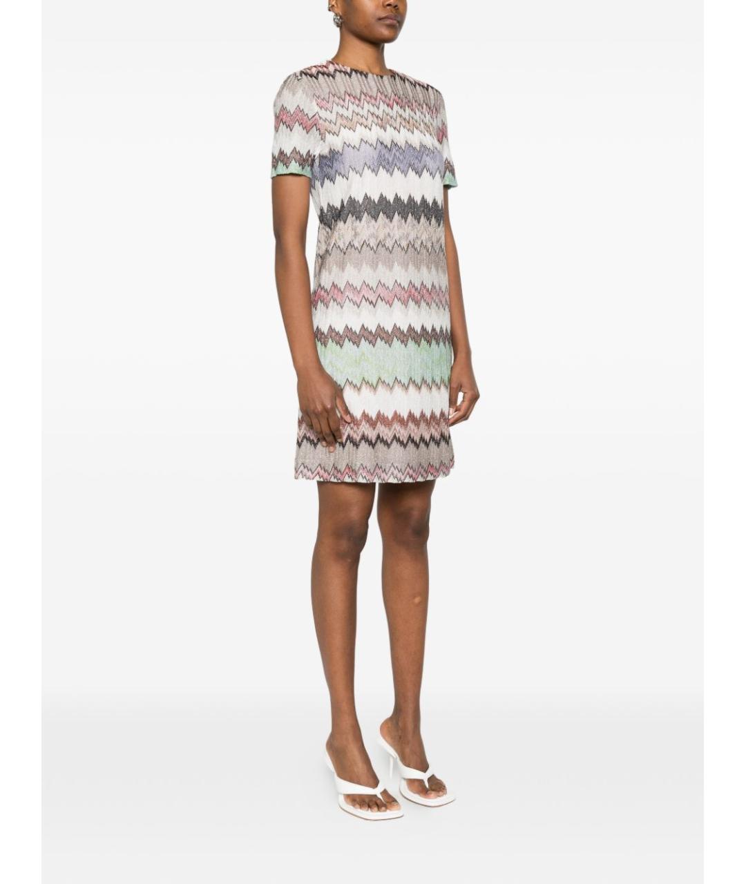 MISSONI Мульти вискозное повседневное платье, фото 4