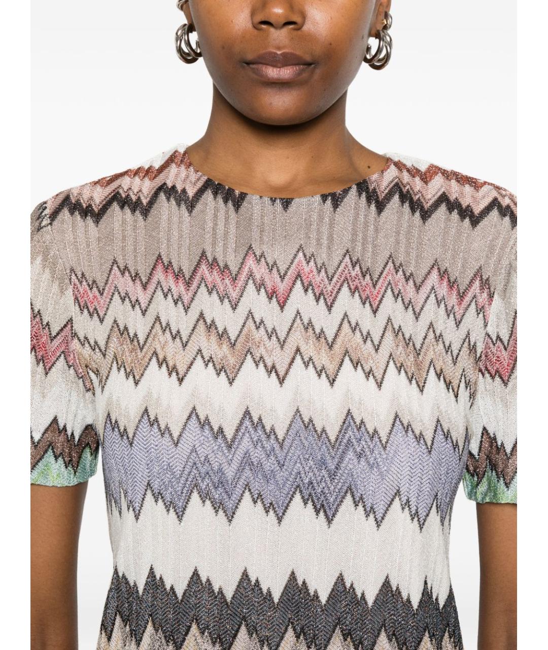 MISSONI Мульти вискозное повседневное платье, фото 5